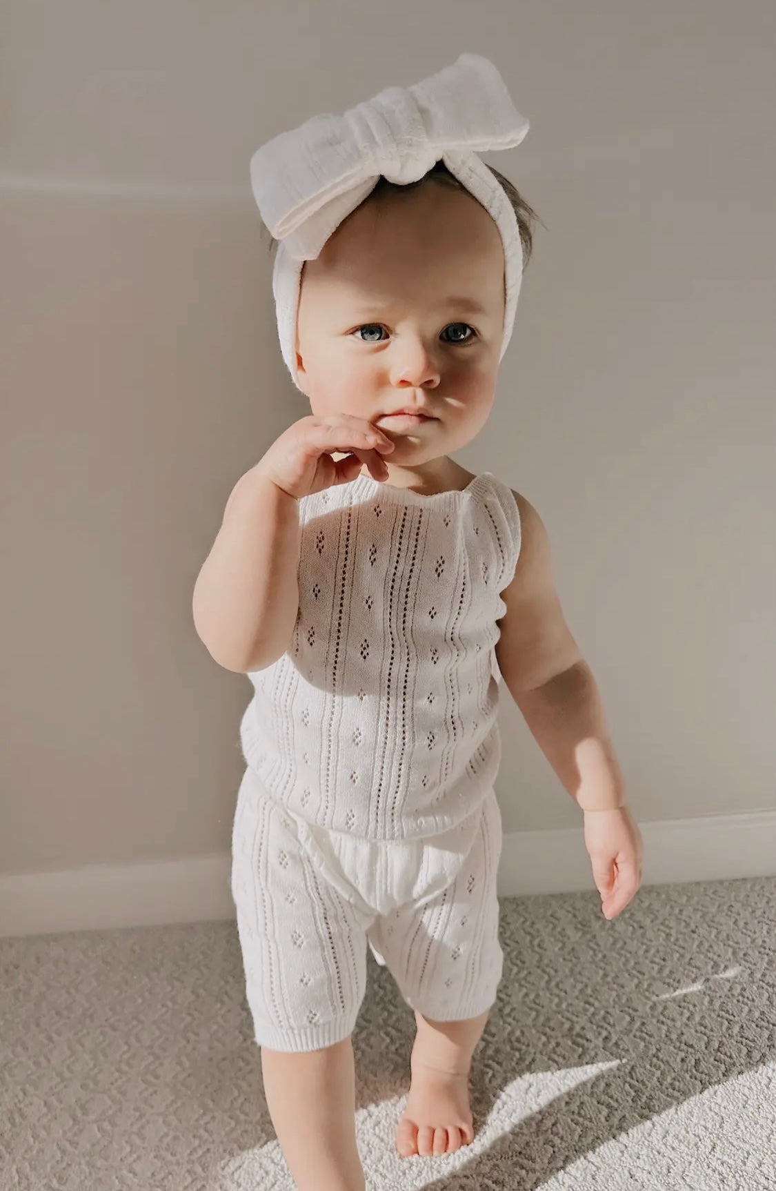 Elise Heirloom Romper & Headband