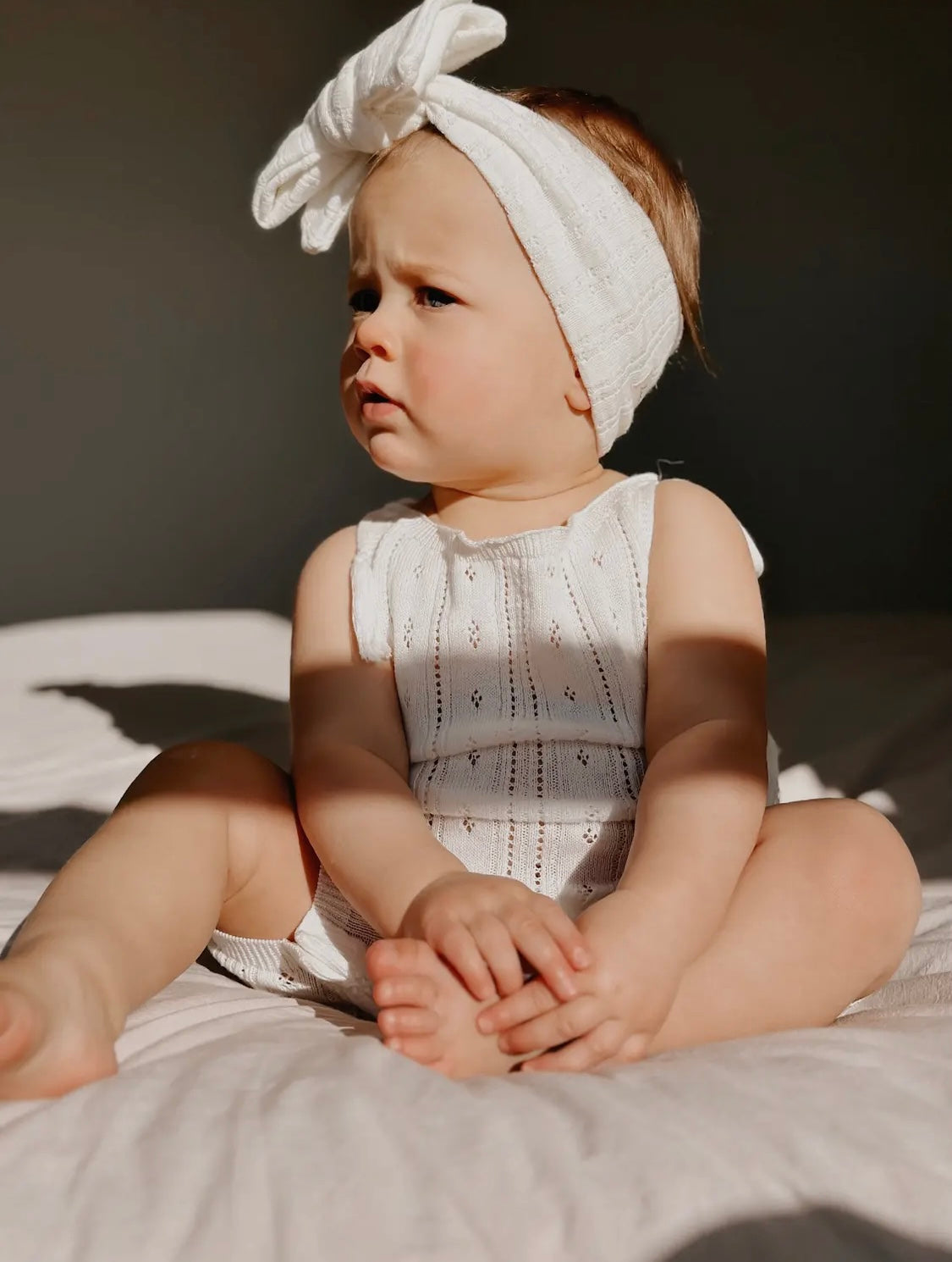 Elise Heirloom Romper & Headband